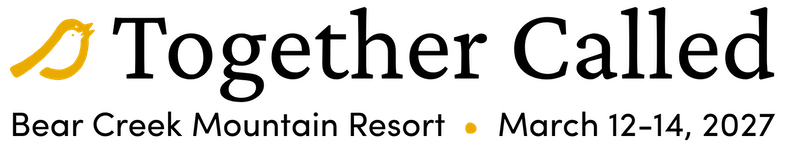 Together Called horizontal logo with place and dates
